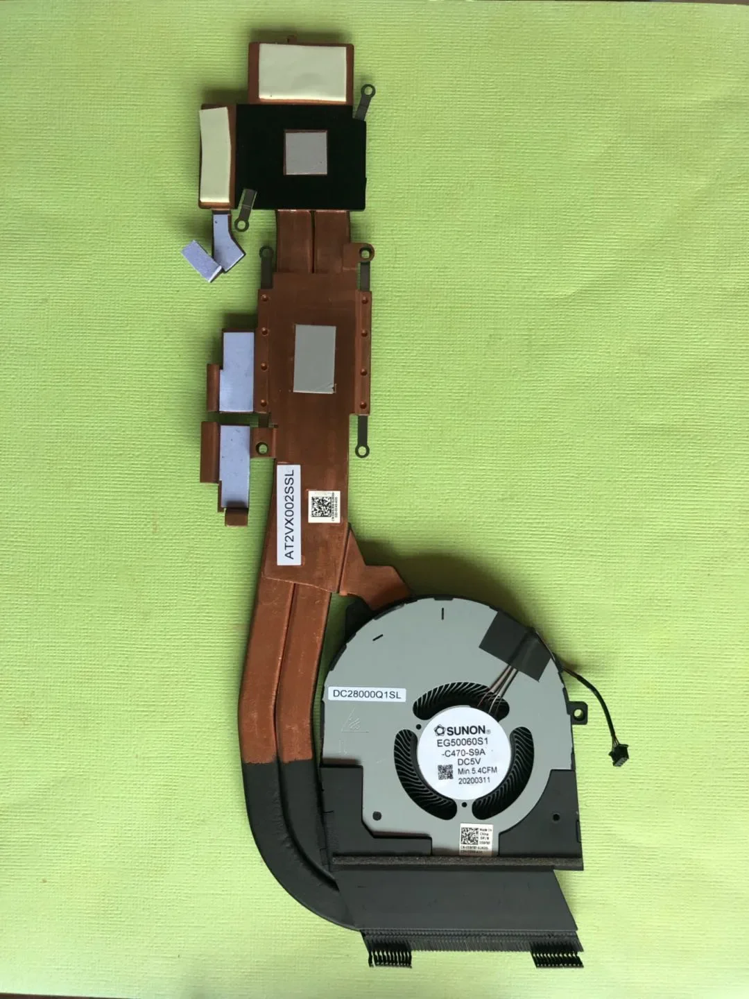 Новый кулер для ноутбука вентилятор-радиатор процессора DELL Latitude 058FXF 0M5JXW DC 5 В Min