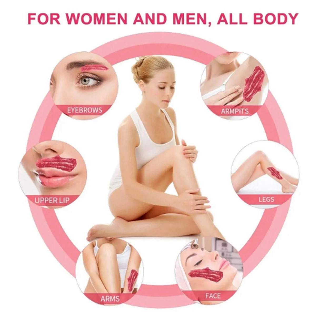 500 г восковые бобы для удаления волос горячая пленка всего тела твердые бусины