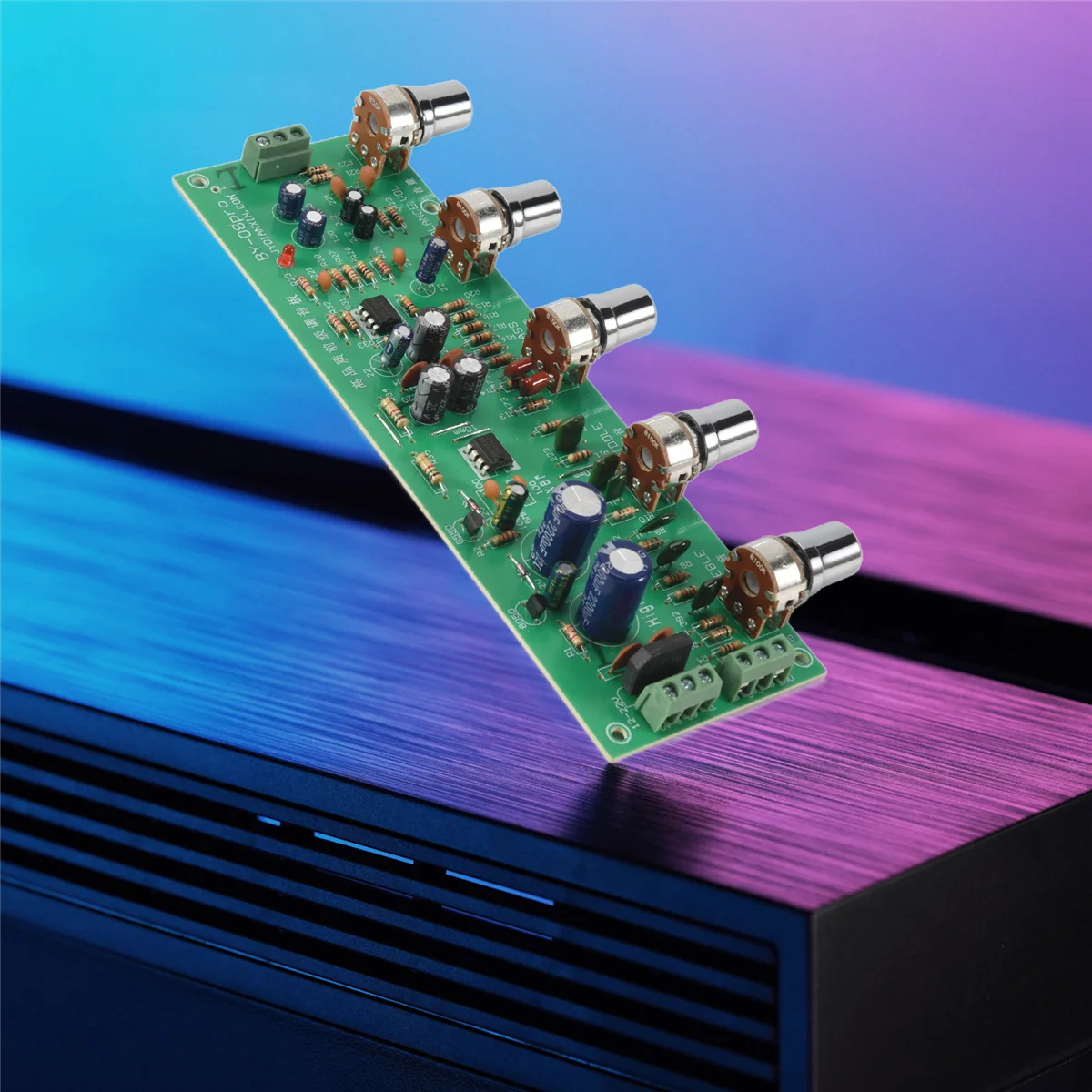 2.0 HIFI AN4558 Аудио предусилитель Bass Midrange Treble Balance Регулируемый аудио Готовая плата с