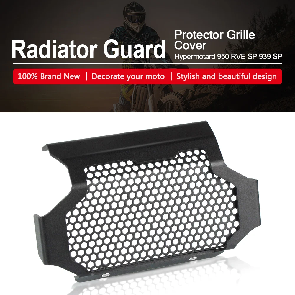 

Radiator Guard Protector Grille Cover Oil Cooler Guard For Ducati Hypermotard 950 RVE 2020-2021 950 SP 939 SP 2016 2017 2018