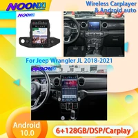 2 din android 10 0 6128g for jeep wrangler jl 2018 2021 radio car multimedia player auto gps navigation stereo headunit carplay