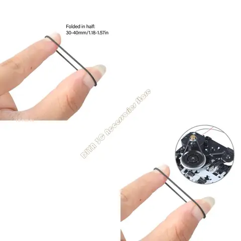 Квадратные резиновые приводные ремни для кассетных рекордеров и игроков 30-40 мм N7YA