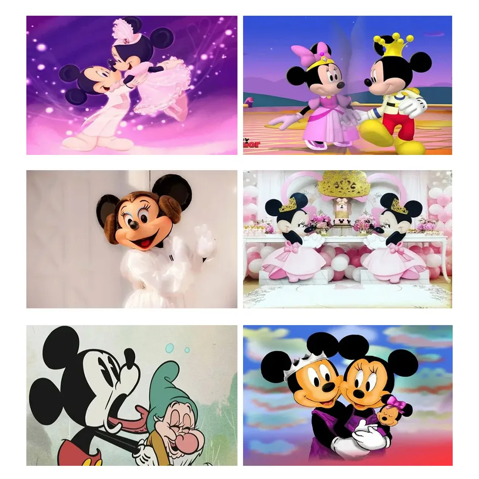 

Diy Diamond Paintting Mickey Mouse Princess Cartoon Diy Hobby Embroidery Cross Stitch Children Mosaic Home Decoration Arts Ll241