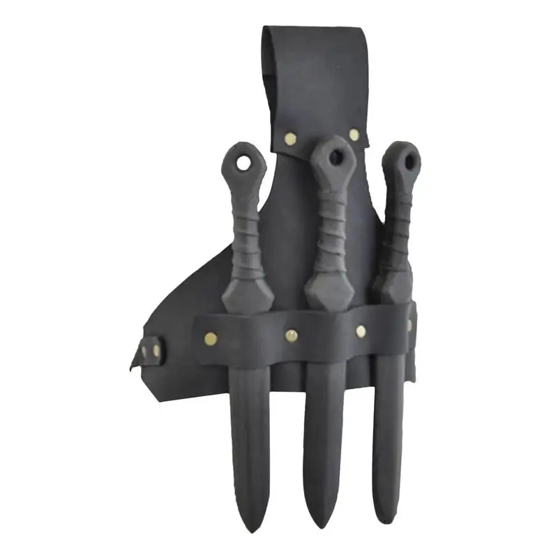 

Medieval Swords Frog Holster Universal Medieval PU Leather Swords Daggers Frog Universal Frog Swords Holder Costume Accessories