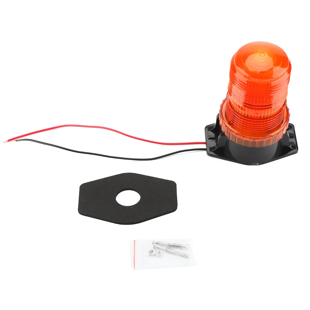 

10-110V 30 LEDs Flashing Rotating Bulb Strobe Forklift Warning Light Forklift