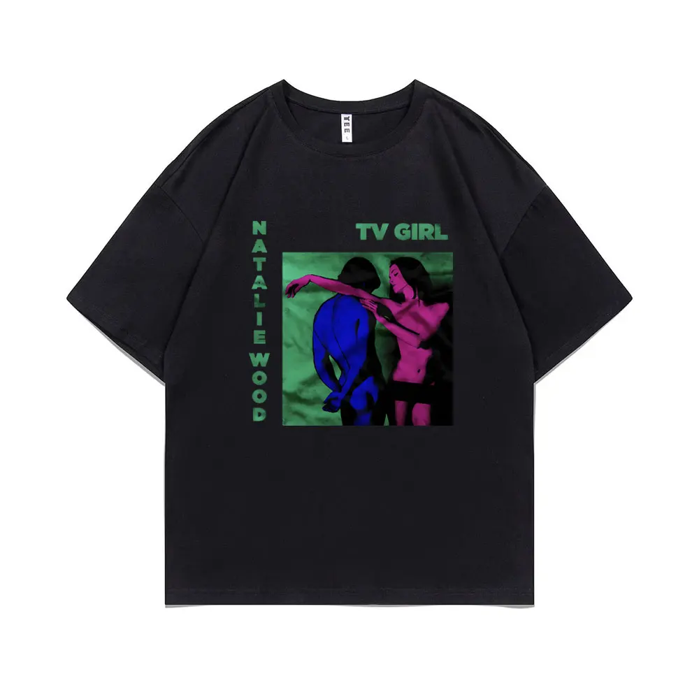 

Natalie Wood TV Girl Graphic T Shirt Male Hip Hop Aesthetic Tees Unisex Vintage Short Sleeve Tee Men Women Fashion Loose T-shirt