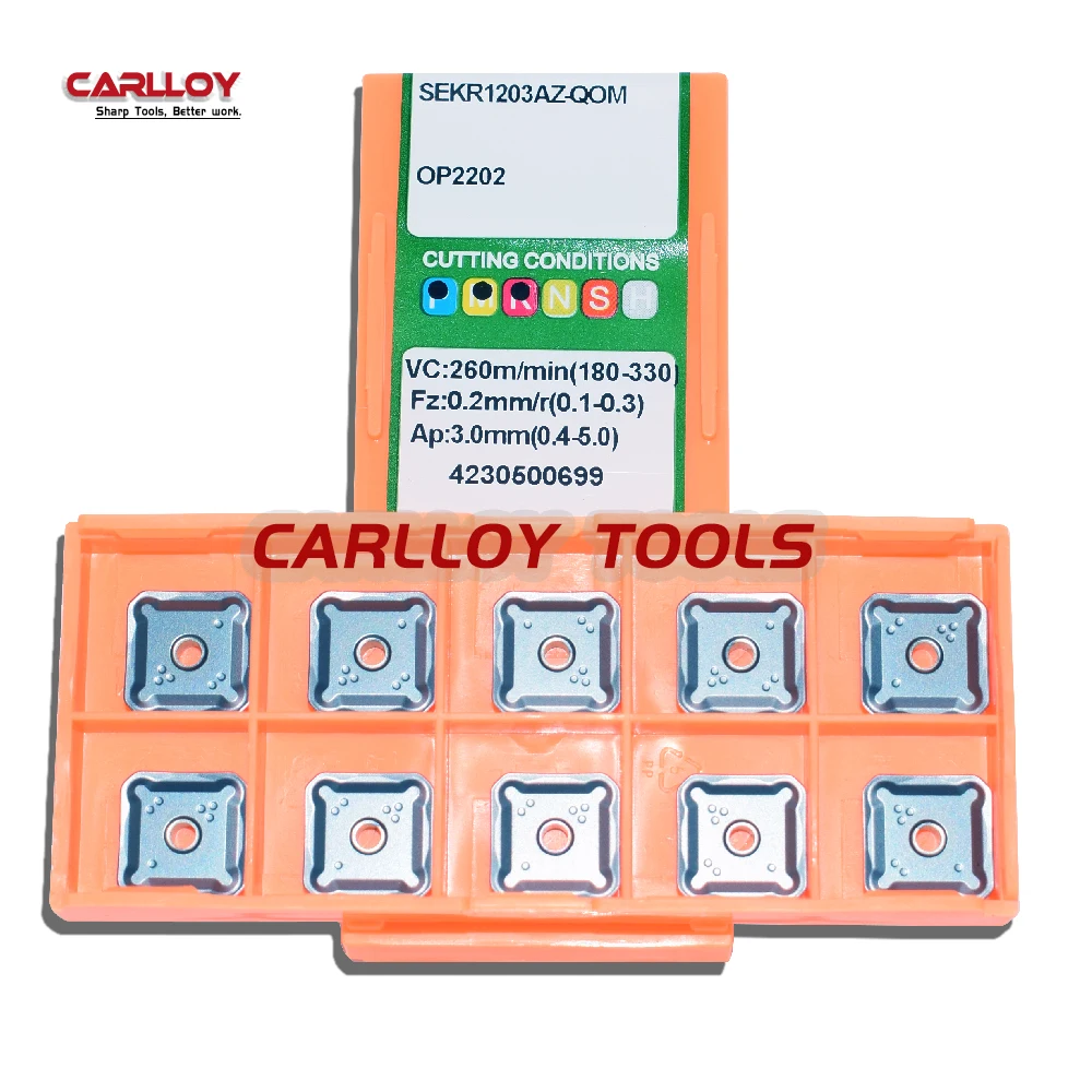 Фрезерная пластина SEKR SEKR1203 SEKR1203AZ-QOM OP1215 OP1315 OP2202 OP1630 квадратная для P M K (art.: 3920d9bb40631) - 3920d9bb40631