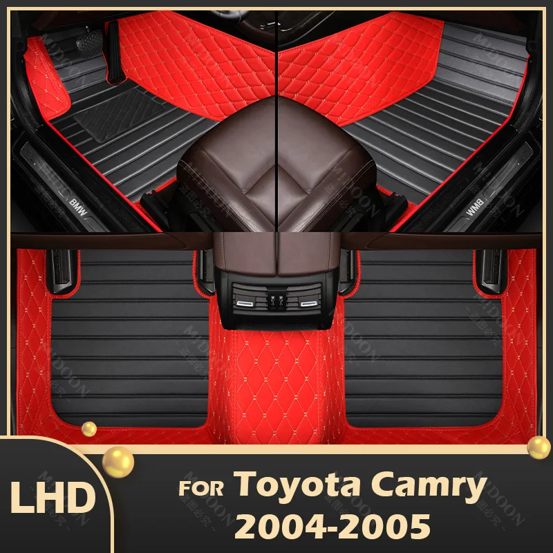 

Car Floor Mats For Toyota Camry 2004 2005 Custom Auto Foot Pads Automobile Carpet Cover interior accessories