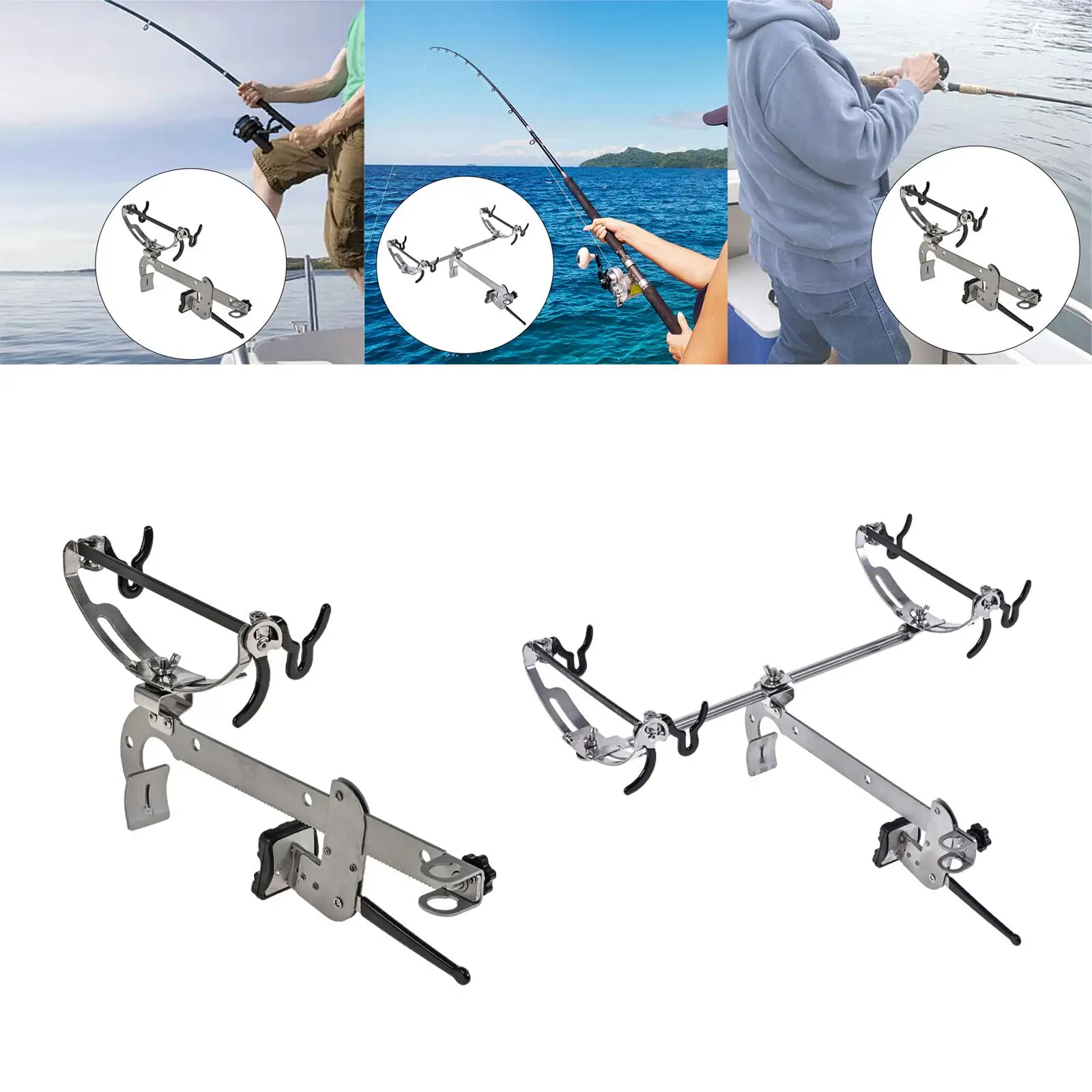 Многоугольный держатель удочки кронштейн для регулируемый нескользящий