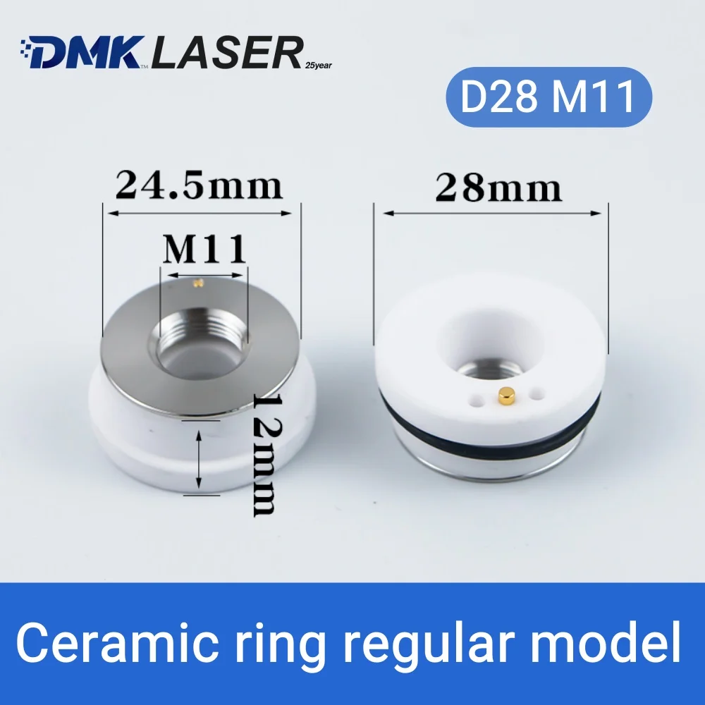 

Лазерное керамическое кольцо DMK D28 M11, держатель сопла, кольцевой разъем, держатель для Raytools WSX Precitec HSG HANS, лазерная режущая головка