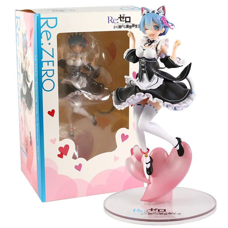 

Re:ZERO Starting Life In Another World Rem Nekomimi Ver. Decoration Collection Figure Toy Model Figurine
