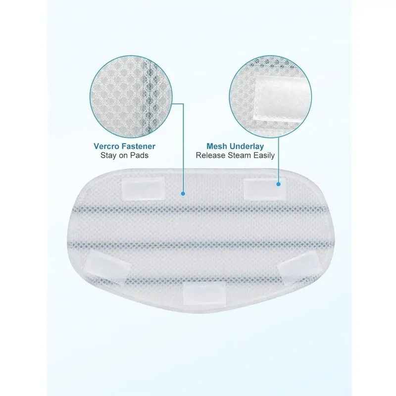 Фото AC93-для паровой швабры Pursteam Thermapro 10-в-1 и паровой швабры Thermapro - 8 шт. сменных насадок из микрофибры для паровой швабры, Pur Steam №5