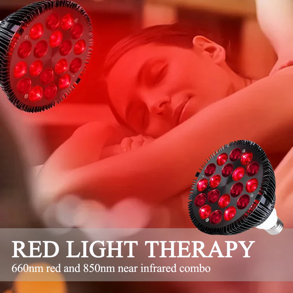 

660nm Red Light Therapy & 850nm Facial Infrared Light Therapy LED Face Light Therapy For Body Pain Relief Skin Tightening Device