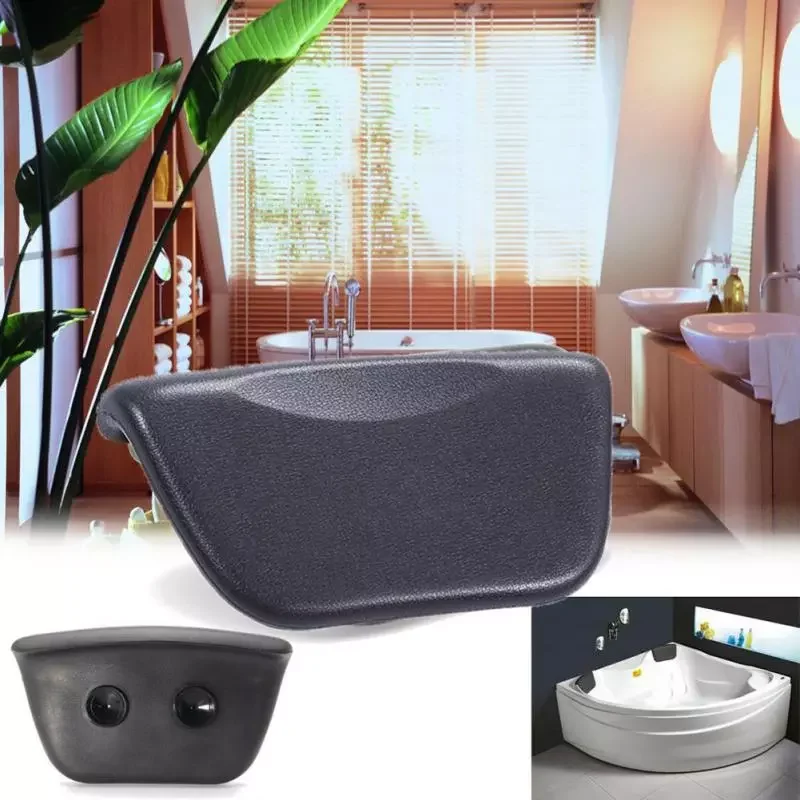 

Нескользящая подушка на подголовник из искусственной кожи, с присоской для спинки