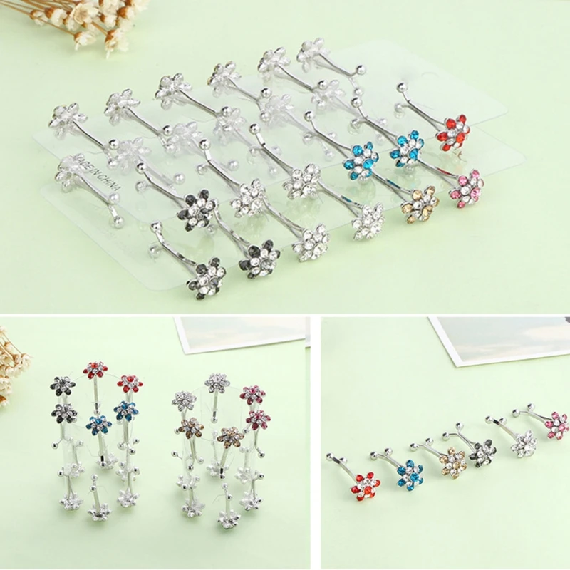 12 шт./компл. имитация капли жемчуга мусульманский хиджаб шарф U-образные зажимы