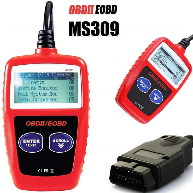 

MS309 OBD2 Reader Multi-languages Automotive Scanner Engine Diagnostic Tool ODB 2 EOBD Auto Diagnostic Scan Tool MS309 Scanner