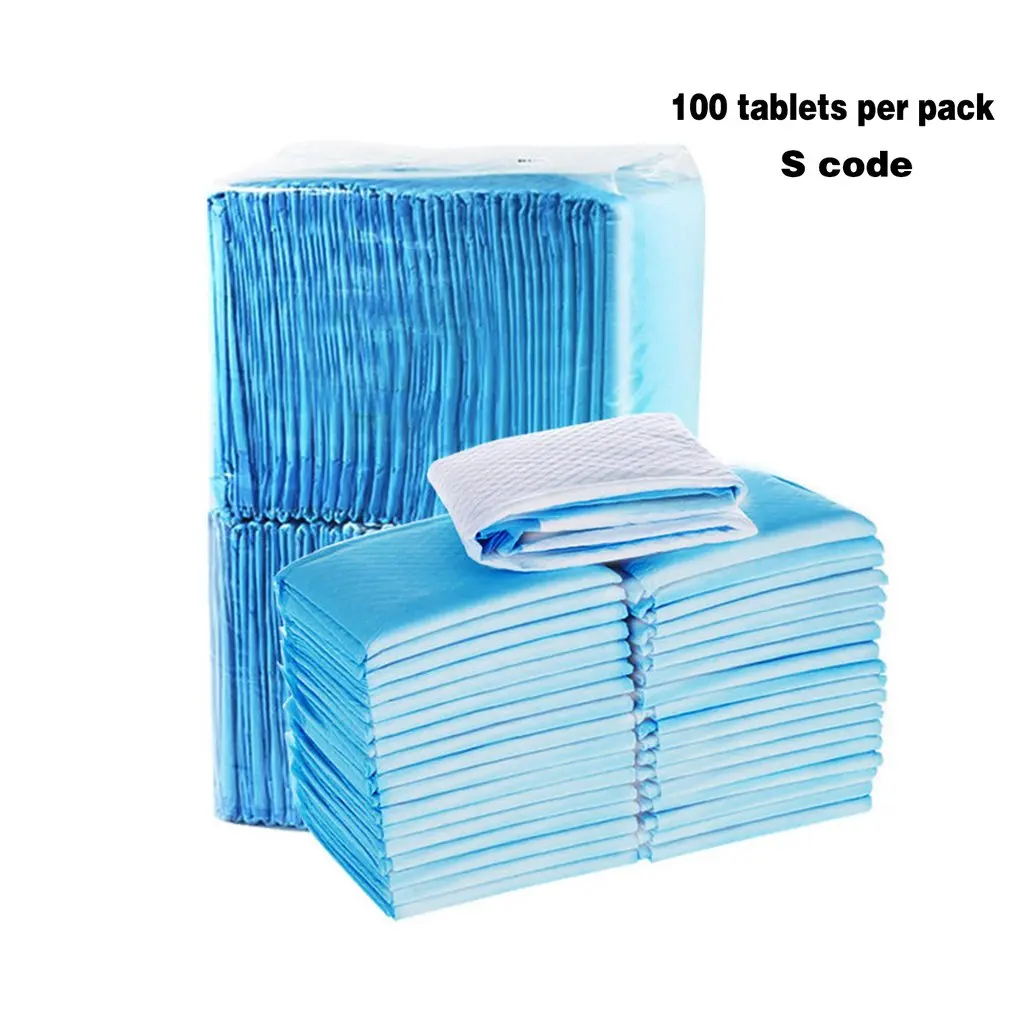 

100PCS Super Absorbent Pet Diaper Puppy Training Pads For Dogs Cats Soft leakproof Non-slip Pet Pee Absorbent Toilet Pee Wee Mat
