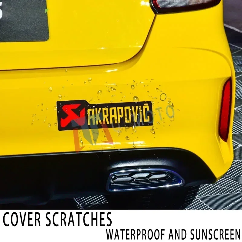 AKRAPOVIC Скорпион модифицированная выхлопная труба автомобильная наклейка