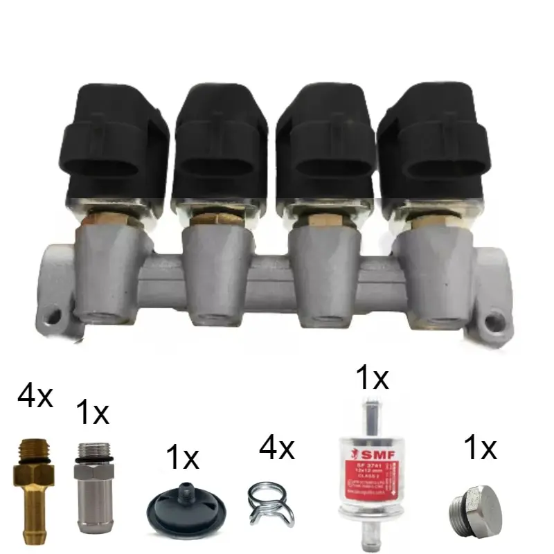 4-цилиндровый топливный инжектор Vikars Fast GT LPG CNG 2 Ом высокое качество