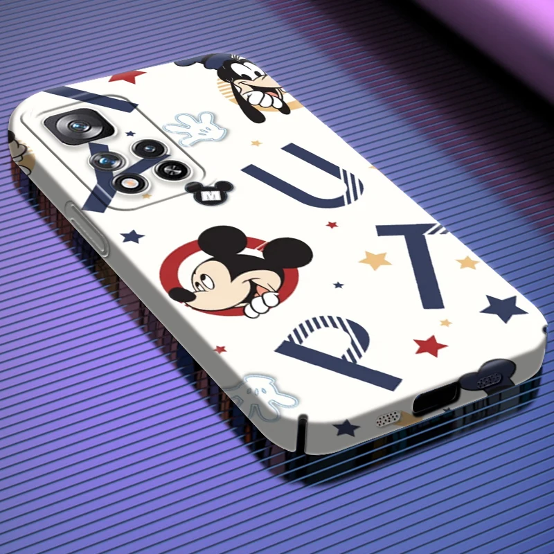 

Disney Mickey Minne For Redmi Note 12 11 11T 10 10S Pro Plus 5G K60 K50 K40 K30 9A Feilin Film Hard Cover Case
