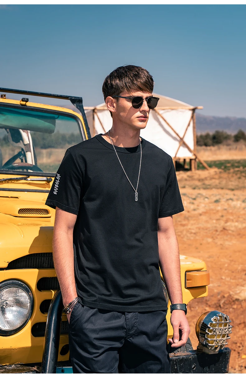 

Y0353 летняя брендовая футболка для отдыха с коротким рукавом и Вышивкой Букв