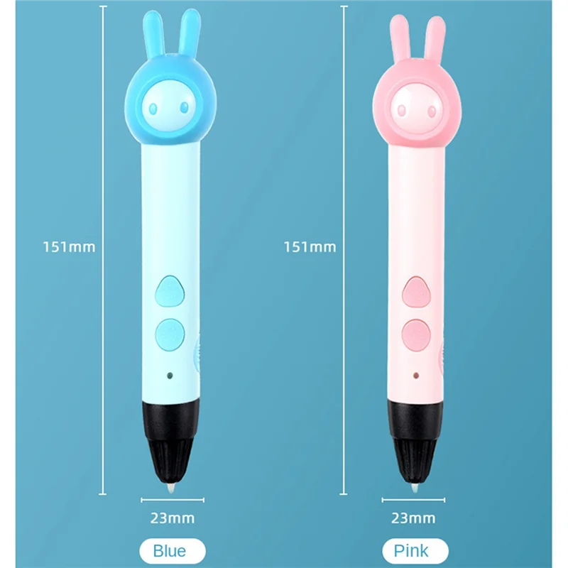 

Low Temperature Kids Puzzle Toy with 3Meter PCL Filament Free Pencil Case Christmas Gift Pink