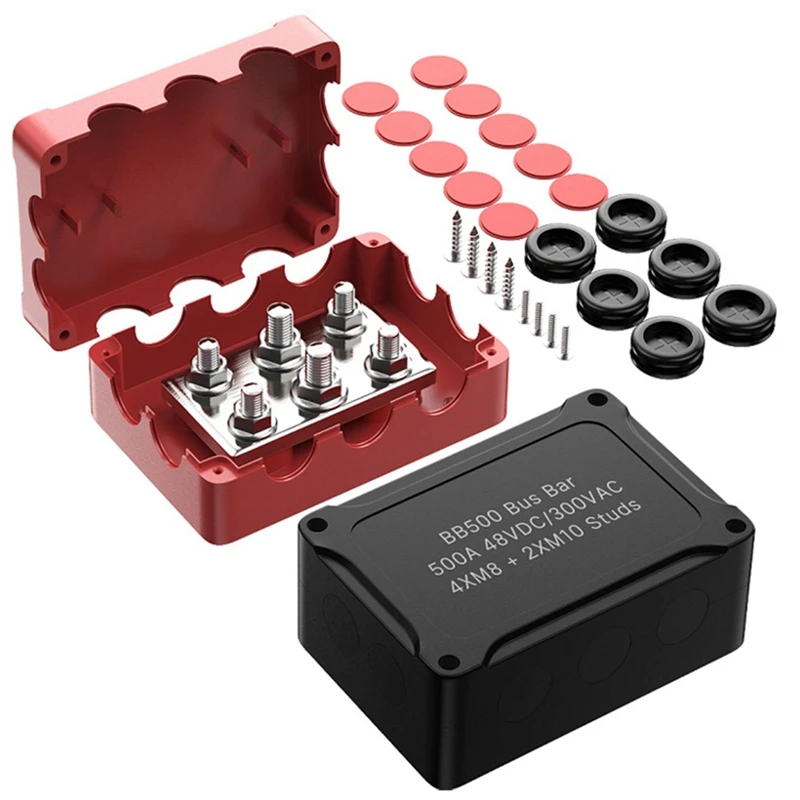 500 а морская шина 48 в автомобильный распределительный блок высокий ток 6 шпилек с