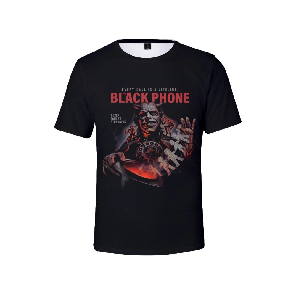 

The Black Phone Movie 2022 Horror Film Crewneck Short Sleeve Women Men T-shirt Casual Style Clothes