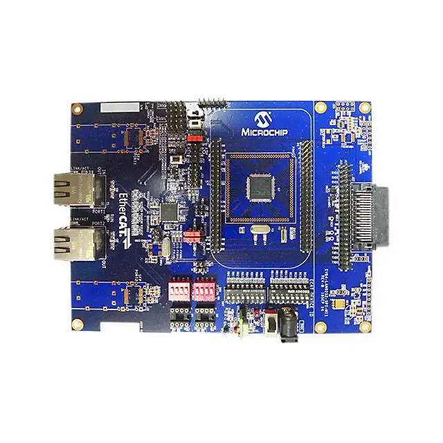 Фото Новый и оригинальный комплект для тестирования EVB-LAN9252-3PORT EVAL KIT ETHERCAT SLAVE 3PORT №1