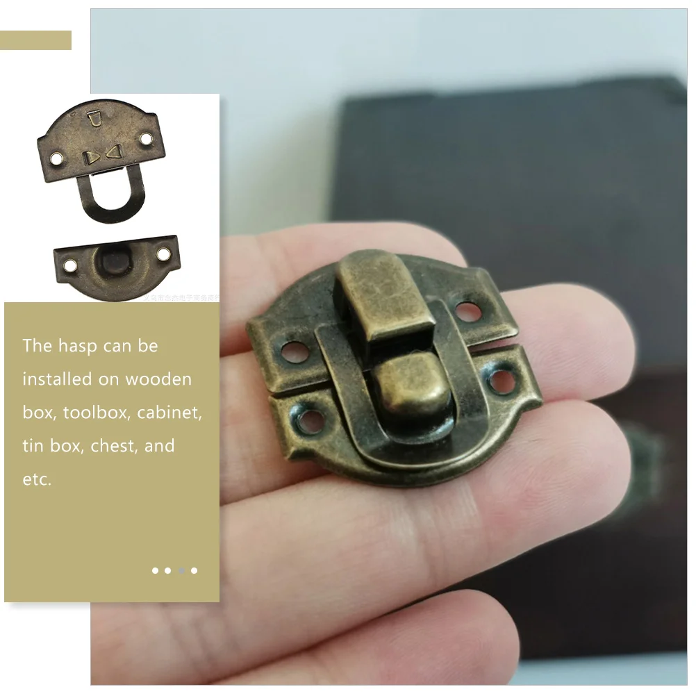 30 шт. засов с пряжкой шкатулки для драгоценностей декоративные винтажные