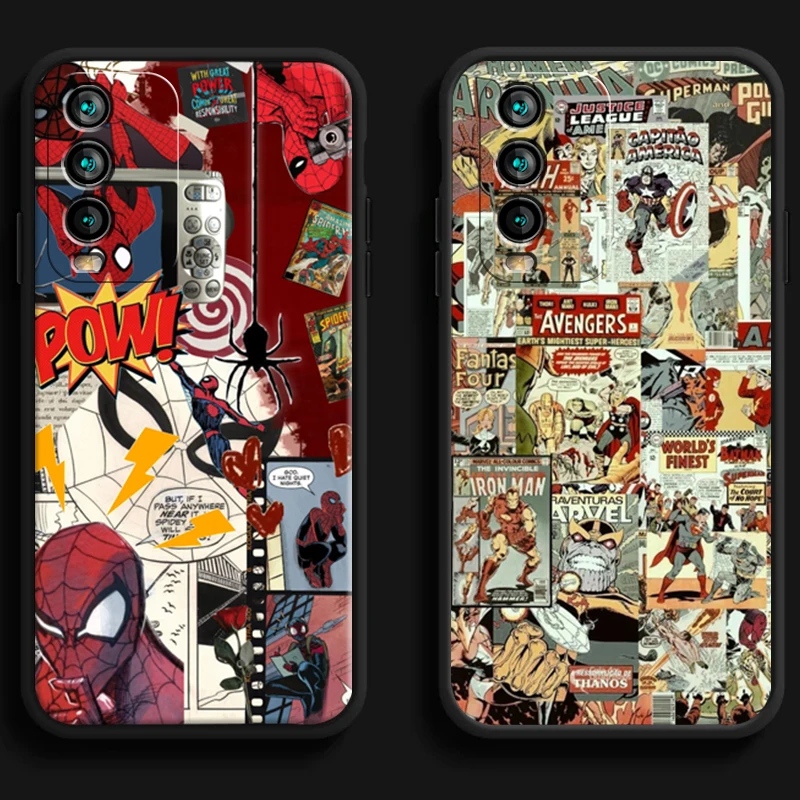 

Marvel Spiderman Iron Man Phone Cases For Xiaomi Redmi 9A 9T 8A 8 2021 7 8 Pro Note 8 9 Note 9T 7A Funda Back Cover Carcasa