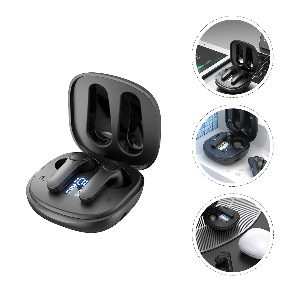 

1 Set Waterproof Earpieces Earbud Wireless Headphone Stereo Sports Headset