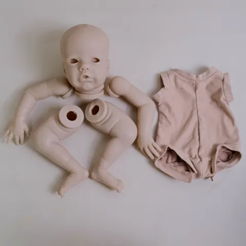 NPK 19-дюймовый комплект куклы Reborn Primrose Asleep/Awake, ограниченная серия, реалистичный мягкий на ощупь комплект Frech Color Kit с тканевым корпусом
