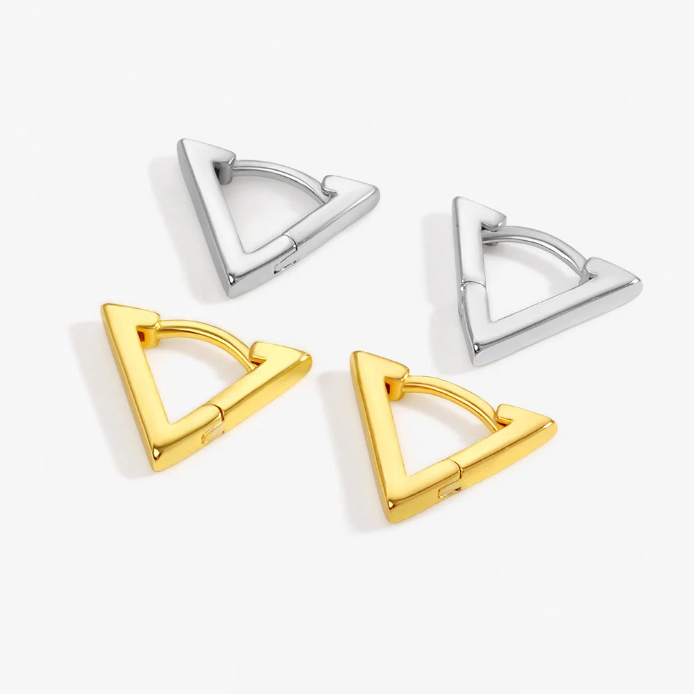 

Triangle Earrings For Women Stainless Steel Stud Earrings 2023 Trend Classic Wedding Couple Jewelry boucle oreille femme