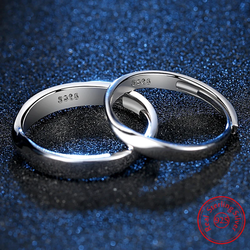 Мужское и женское кольцо из серебра 925 пробы XY0385