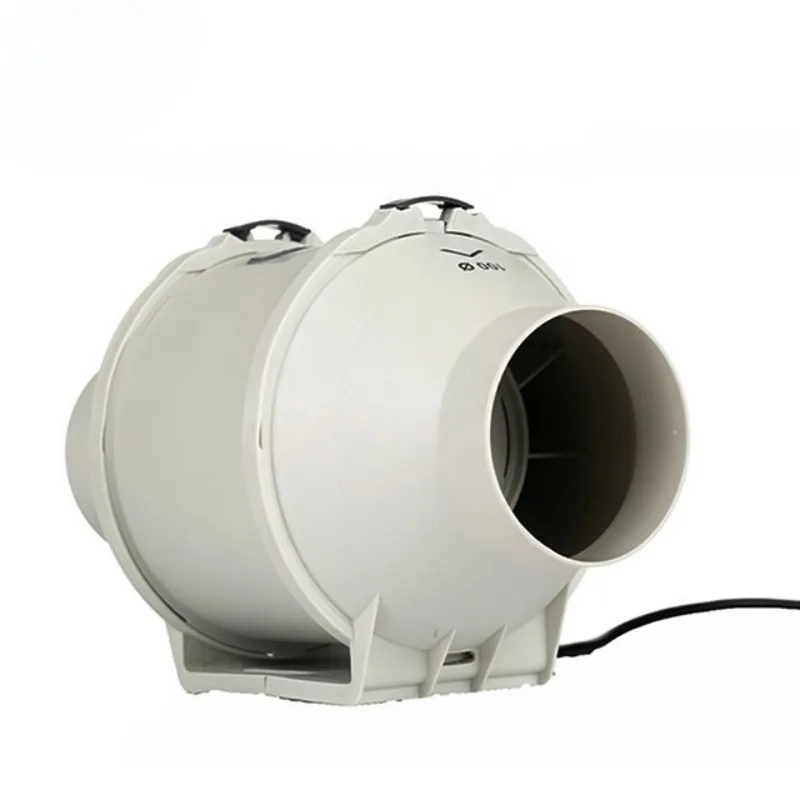 Бесшумный экстрактор воздуховодов для теплицы Осевой поток 4/5/6/8/10/12 дюймов 110 В 220