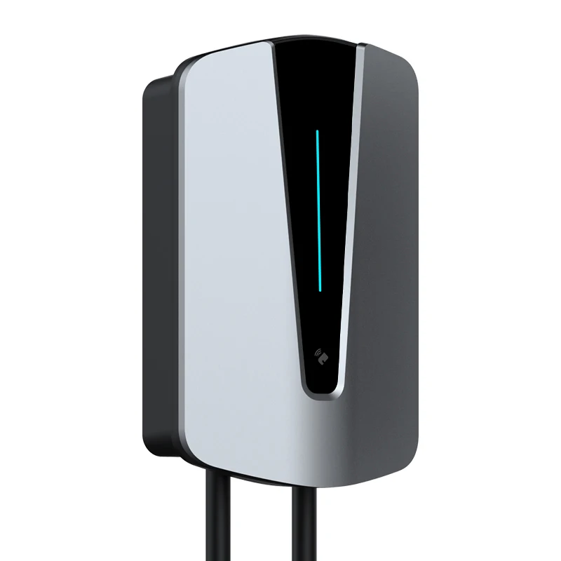 

Divtop ODM Fast Home LED Screen IP65 Wall-mounted Ev Car Charging 7Kw 11Kw 22Kw Wall Box Ac Ev Charger Station