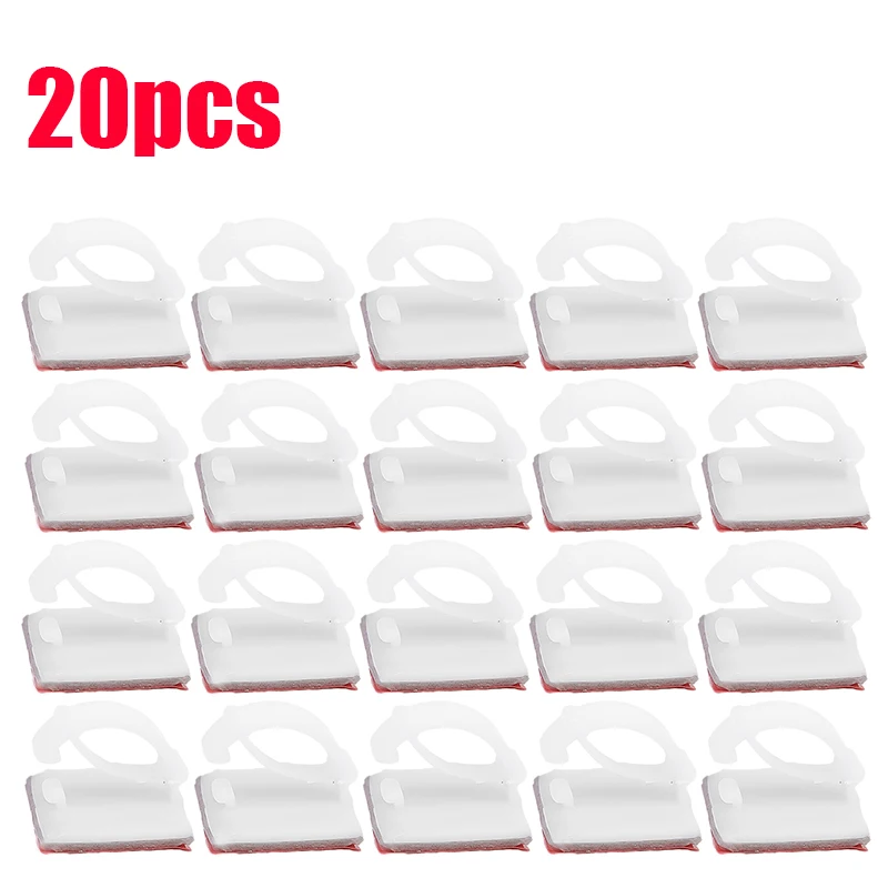 10/20 шт., органайзер для автомобильного тахографа, кабельный зажим, самоклеящийся зажим для проводов, черный держатель для проводов, автомобильный зажим для проводов, аксессуар