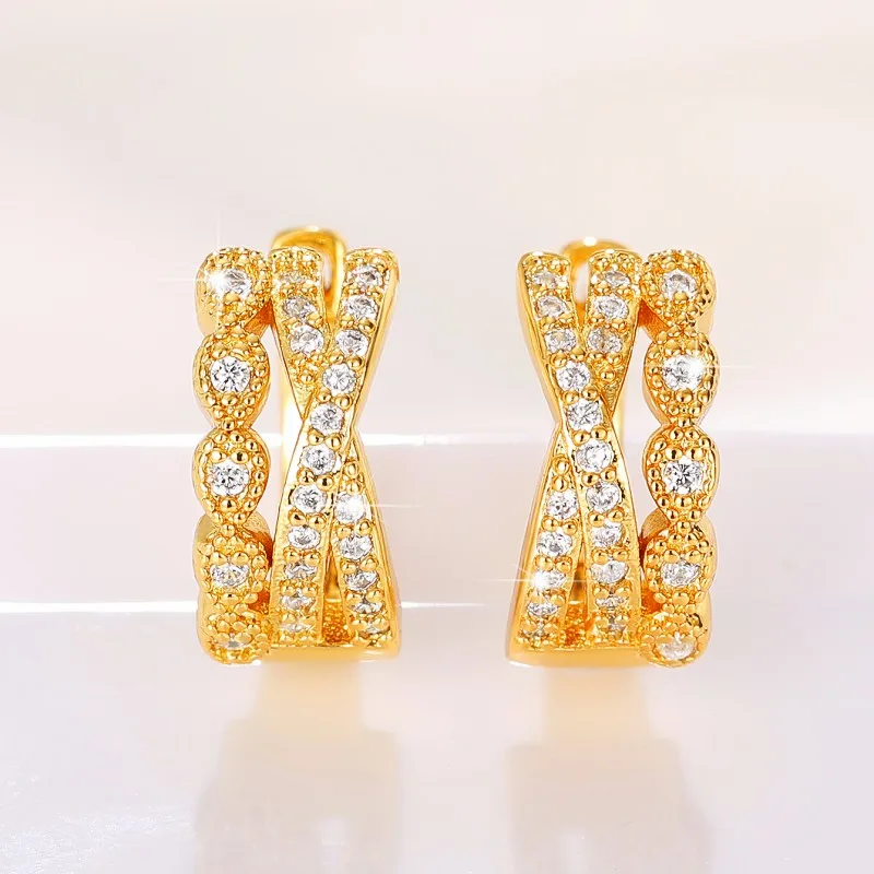 Женское блестящее Ювелирное Украшение с цирконом