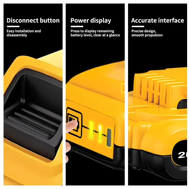 Оригинальная литиевая батарея Dewalt DCBP520 20 В 2 Ач перезаряжаемая легкая