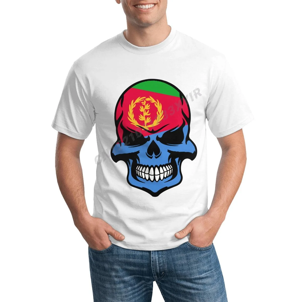 

Футболка мужская с круглым вырезом, 100% хлопок, с коротким рукавом