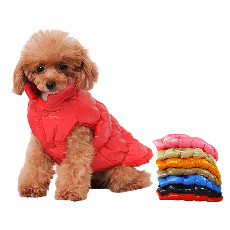 wholesale autumn and winter cat clothes waterproof Puppy Teddy clothing pet vest thickened Warm dog clothes