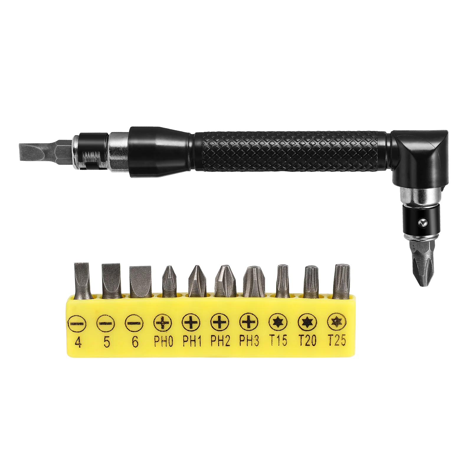 

1 Pc Professional Durable L-shaped Socket Wrench Double Head Hex Wrench with 10pcs Bits