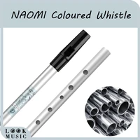 naomi high d irish whistle d key irish tin whistle copper traditional blowing instrument silver plated flute