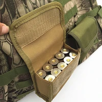 tactical 10 round shotgun shotshell reload holder for 12 gauge20g magazine pouch ammo round cartridge holder gun accessories