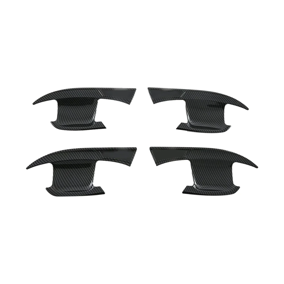 

Car Carbon Fiber Door Handle Bowl Cover Trim for Song PLUS 2022-2023