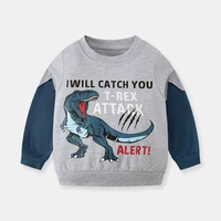 sweatshirt boy clothes autumn animal crew tops for toddlers baby