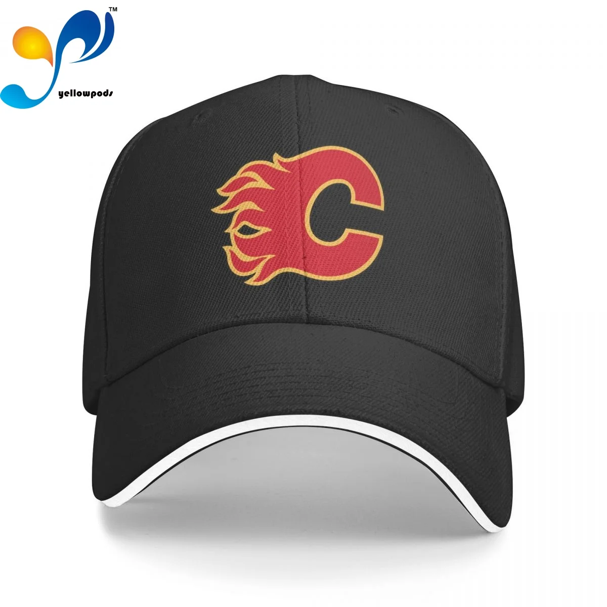 

Unisex Cotton Cap For Women Men Flames Fashion Baseball Cap Calgary Adjustable Outdoor Streetwear Hat