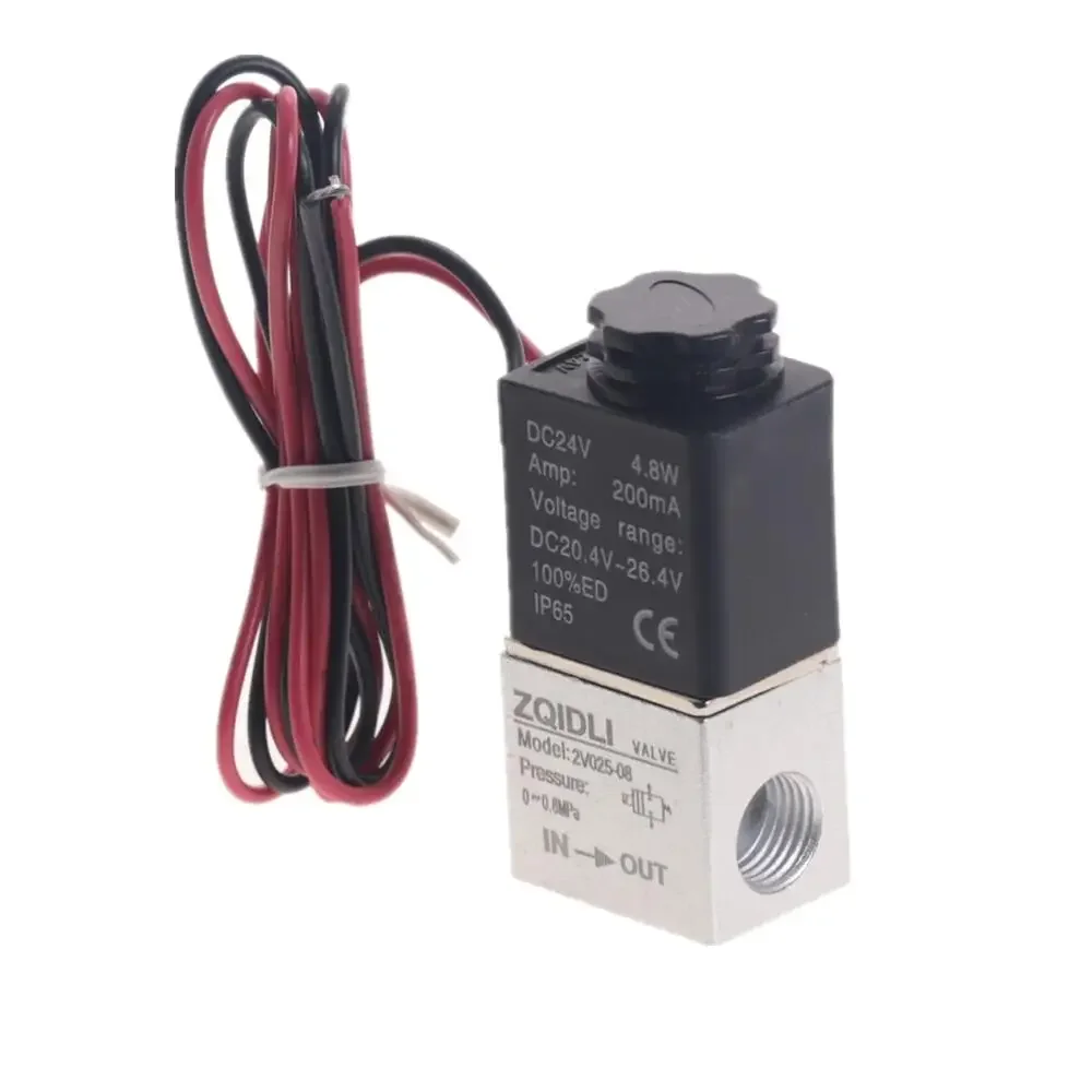 

Электромагнитный клапан 1/4", латунный, 12/24В