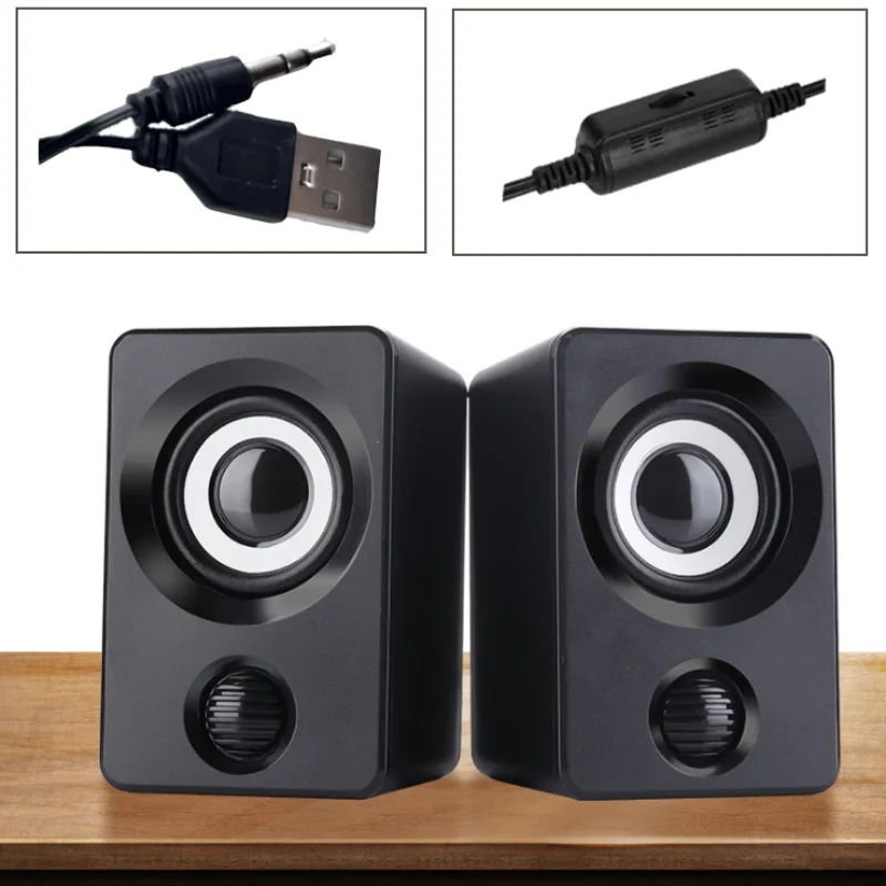 

Мини-Колонка компьютерная Проводная с USB-разъемом, 3,5 мм
